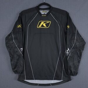 Klim Revolt Riding Jersey‎ Mens Black Medium Lightweight Pullover Motocross BMX